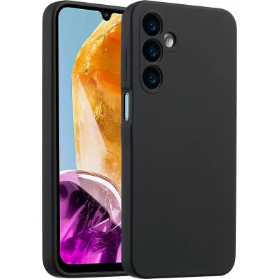 Afbeelding van Accezz Hoesje Geschikt voor Samsung Galaxy A16 (5G) Siliconen Liquid Silicone Backcover Zwart