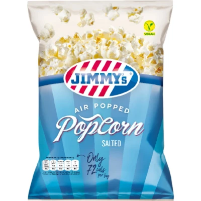 Afbeelding van Jimmy&#039;s Zoute Popcorn 21x18g