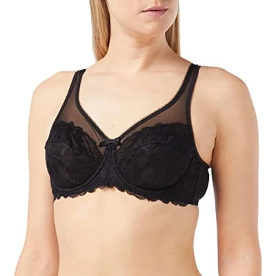 Image de DIM Femme Soutien Gorge Avec Armatures Generous Essentiel x1, Noir, 70C