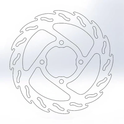Afbeelding van Motomaster Flame Disc Achterremschijf Husqvarna TC 65 2017 KTM SX 2004 ...