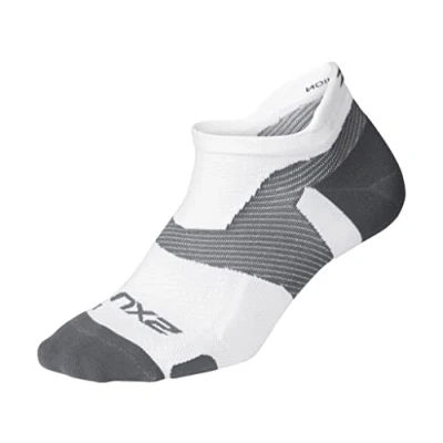 Afbeelding van 2xu Sokken Vectr Lightcushion Nylon Wit Maat 35/37,5