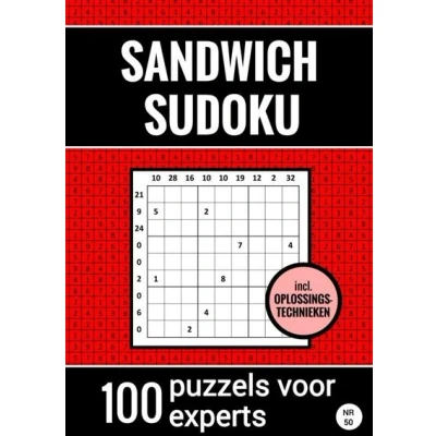 Image de Sandwich Sudoku 100 Puzzels voor Experts Inclusief Oplossingstechnieken Nr. 50