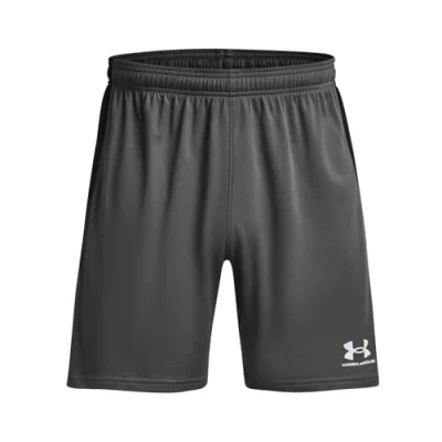 Image de Under Armour Homme Short En Tricot Challenger, Castlerock/White, XL
