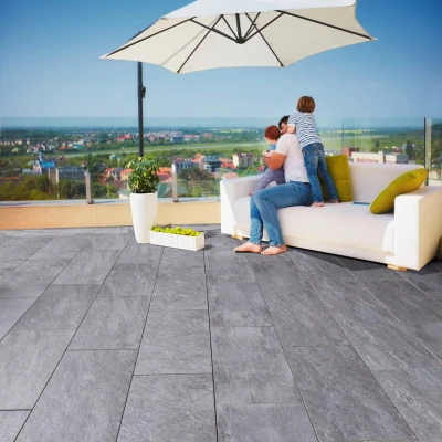 Afbeelding van MBI GeoCeramica® 80x40x4 Fiordi Fumo terras &amp; tuintegel
