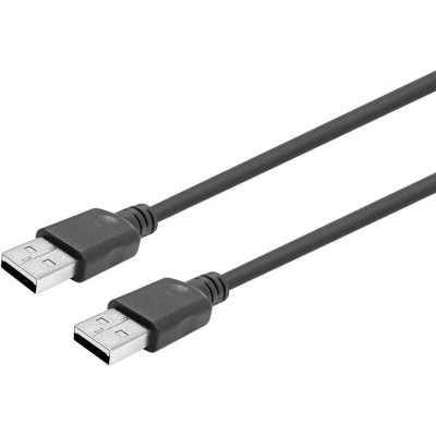 Afbeelding van Vivolink PROUSBAA15 USB kabel 15 m 2.0 A Zwart, Transparant