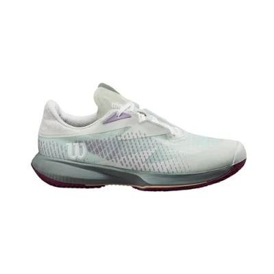 Afbeelding van Wilson KAOS Swift Tennisschoenen voor kleibanen, Dames, Maat: 37, Opal blue stormy sea phlox Mesh