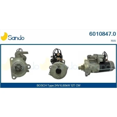 Afbeelding van SANDO 2020136.0 Dynamo / Alternator 12V 100A OPEL: Astra H Van, Caravan