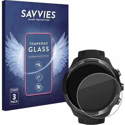 Afbeelding van Savvies Glas Screenprotector voor Suunto 9 Gehard Beschermglas 9H (3 Stuks)