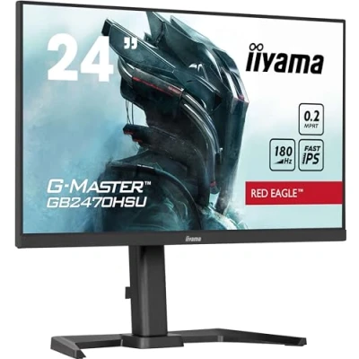 Afbeelding van Iiyama G MASTER Red Eagle GB2470HSU B6 Gaming monitor Energielabel E (A G) 60.5 cm (23.8 inch) 1920 x 1080 Pixel 16:9 0.2 ms HDMI, DisplayPort, Hoofdtelefoon