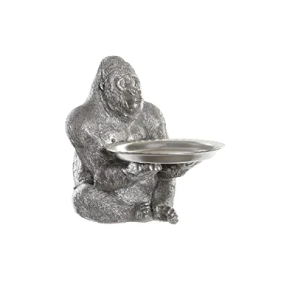Afbeelding van Decoratieve figuren DKD Home Decor Ziverachtig Hars Gorilla (38 x 55 52 cm)