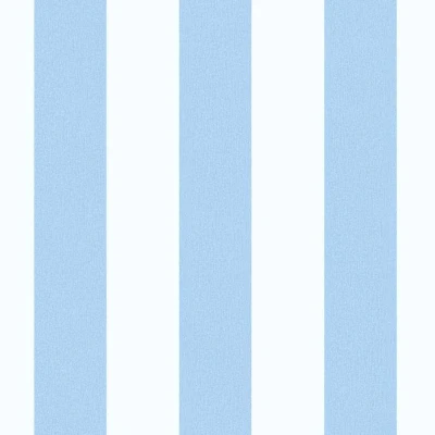 Afbeelding van STREPEN BEHANG Kinderkamer blauw wit A.S. Création Little Love