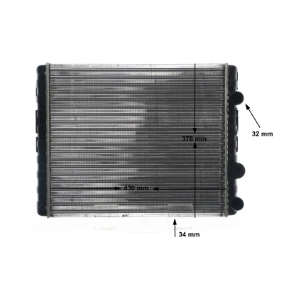 Afbeelding van MAHLE ORIGINAL CR 42 000S Radiateur voor voertuigen zonder airco 430 377 34 Koelribben mechanisch gelast VOLKSWAGEN: Lupo / 3L