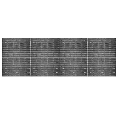 Afbeelding van KADAX Gereedschapswand, opbergsysteem van PP kunststof, wandrek in verschillende maten, werkplaatsrek met opbergdozen en gereedschapshouders (232 x 78 cm)