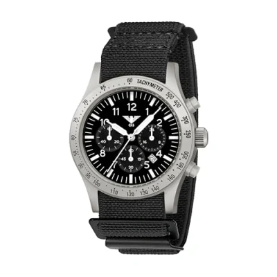 Afbeelding van KHS KHS.PLASSC.DFB Polshorloge Heren Solar PLATOON Steel Chronograph