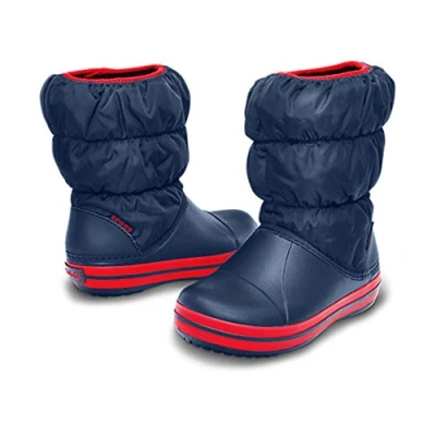 Afbeelding van Crocs Laarzen voor kinderen, Maat: 28/29, Navy/red Kunststof/ textiel