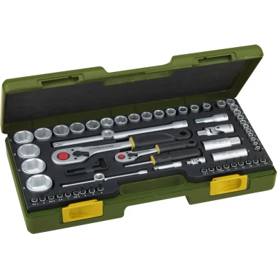 Afbeelding van Proxxon Industrial 23286 Dopsleutelset Metrisch 1/4 (6.3 mm), 1/2 (12.5 mm) 65 delig