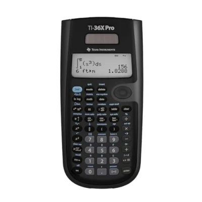 Afbeelding van Texas Instruments TEX TI36XPRO Wetenschappelijke rekenmachine, zwart