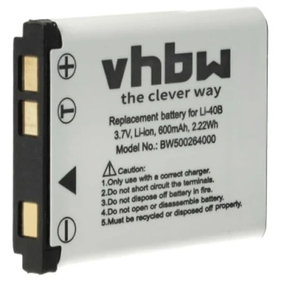Afbeelding van vhbw 1 batterij compatibel met Nikon CoolPix S200, S220, S225, S230, S500, S510, S570, S60, S80, S600, S700, S3000, S4000, S5100 camera (500 mAh, 3,6 V, Li Ion) Vervanging Het is E