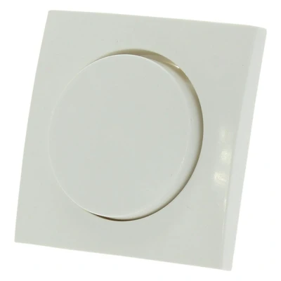 Afbeelding van Berker S1 centraalplaat met knop voor dimmer polarwit 54.003.85