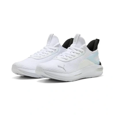 Afbeelding van Puma Softride ENZO 5 Unisex Trainingsschoen white/silvercoloured/black, Maat: 42, White/silver coloured/black Kunststof/ textiel