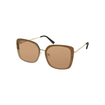 Afbeelding van Urban Classics December Zonnebril goldcoloured, Maat: One Size, Gold coloured