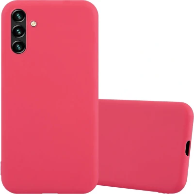 Afbeelding van Cadorabo Hoesje geschikt voor Samsung Galaxy A13 5G in CANDY ROOD Beschermhoes gemaakt van flexibel TPU silicone Case Cover