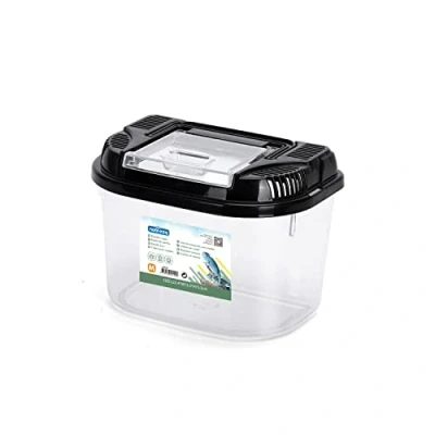 Afbeelding van Nobleza Faunabox Faunarium terrarium Insecten Reptielen kooi Transportbox reptiel Plastic Maat M