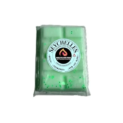 Afbeelding van Seychelles gesmolten was, drukbalk, sojawas, 25 g, sterk geparfumeerd voor oliebrander, veganistisch en dierproefvrij, kamergeur