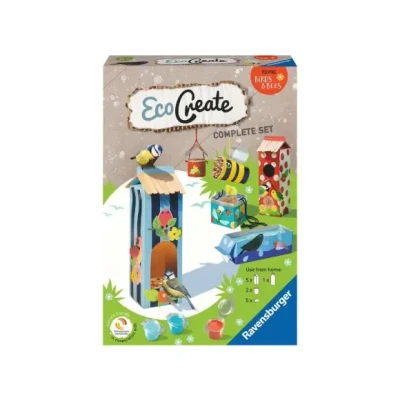 Afbeelding van Ravensburger EcoCreate Helping Birds &amp; Bees Hobbypakket Knutselen met oude verpakkingen