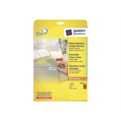 Image de Avery L6034 étiquettes 480 étiquette(s)
