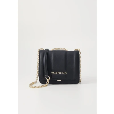 Afbeelding van VALENTINO Brass Flap Bag Zwart, Nero, Zwart