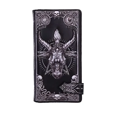 Afbeelding van Nemesis Now Portemonnee Baphomet Zeer gedetailleerd en mooi Reliëf Zwart wit