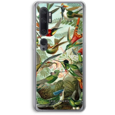 Afbeelding van Case Company® hoesje geschikt voor Xiaomi Mi Note 10 Haeckel Trochilidae Soft Cover Telefoonhoesje Bescherming aan alle Kanten en Schermrand