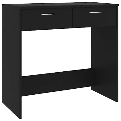 Afbeelding van Bureau 80x40x75 cm spaanplaat zwart