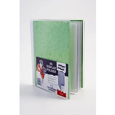 Afbeelding van Exacompta Europa Presentatiemap van hoogwaardig pvc, A5 formaat, 12 hoezen