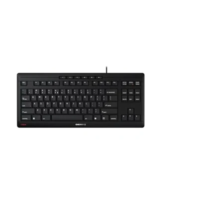 Image de CHERRY STREAM Clavier TKL USB US avec le symbole de l&#039;euro commutateur : SX noir