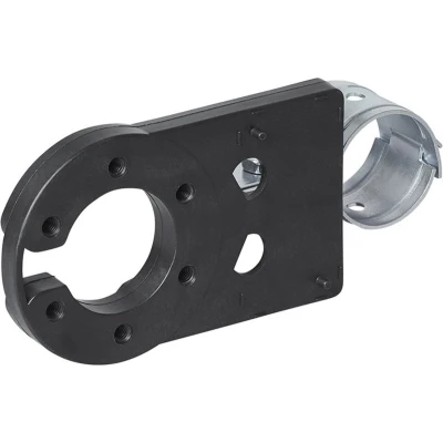 Afbeelding van Pro Plus Stekkerdooshouder Metaal 16 x 7 cm Zwart Geschikt voor en 13 Polige Stekkerdoos blister