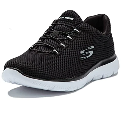 Afbeelding van Skechers Summits Quick Lapse Sneakers laag, Dames, Maat: 36, Schwarz Textiel