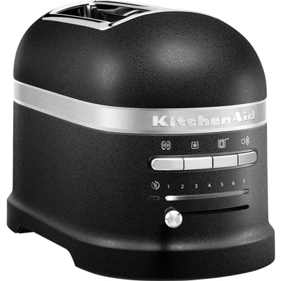 Afbeelding van KitchenAid Artisan Broodrooster 2 slots 5KMT2204 Vulkaanzwart Zwart