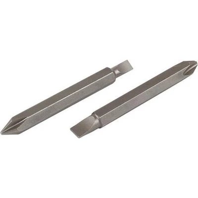 Afbeelding van Wolfcraft Dubbelbit S2 staal Gestraald, Taai 2 stuk(s)