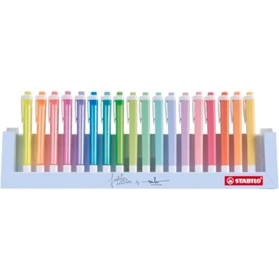 Afbeelding van Markeerstift STABILO Swing cool 275/18 assorti deskset à 18 stuks