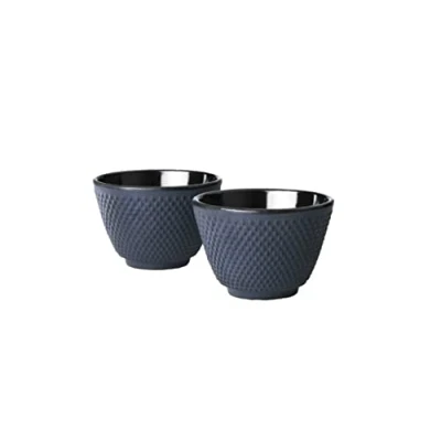 Image de Bredemeijer g004b asia xilin set de 2 tasses à thé fonte bleu