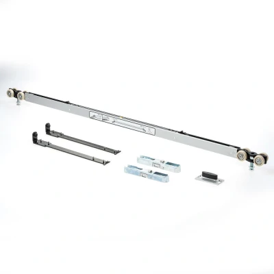 Afbeelding van Argenta Proslide auto fix dubbele softclose slank RAL 9005 min. deurbreedte 880mm