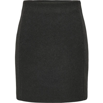 Afbeelding van Only rok voor dames grijs maat xs