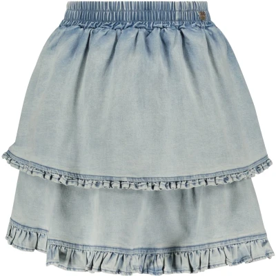 Afbeelding van Kinder Skirt Toeda Denim Summer Classic Light Maat 164 Le Chic