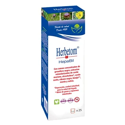 Afbeelding van Herbetom 1 Hepabil siroop 250 ml Bioserum