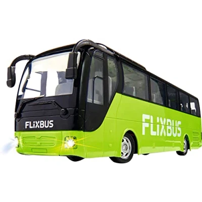Afbeelding van Carson Modellsport 907342 FlixBus RC auto Elektro Bus Incl. accu, oplader en batterijen voor de zender
