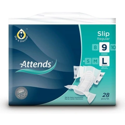 Afbeelding van ATTENDS Slip Regular 9 Large 1 pak van 28 stuks
