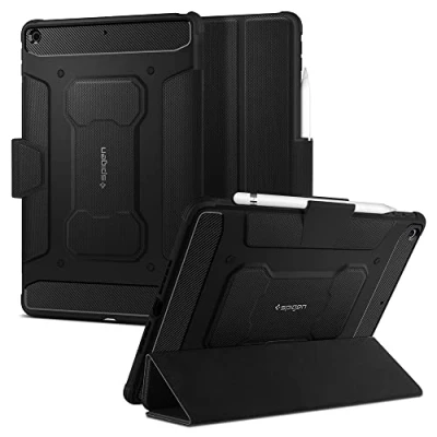 Afbeelding van Spigen Rugged Armor Pro met Air Cushion hoes voor iPad 10.2 (2019 2020 2021) zwart