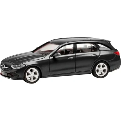 Afbeelding van Herpa Mercedes Benz C Klasse T model auto, schaal 1/87, Duits model, verzamelstuk, plastic figuur